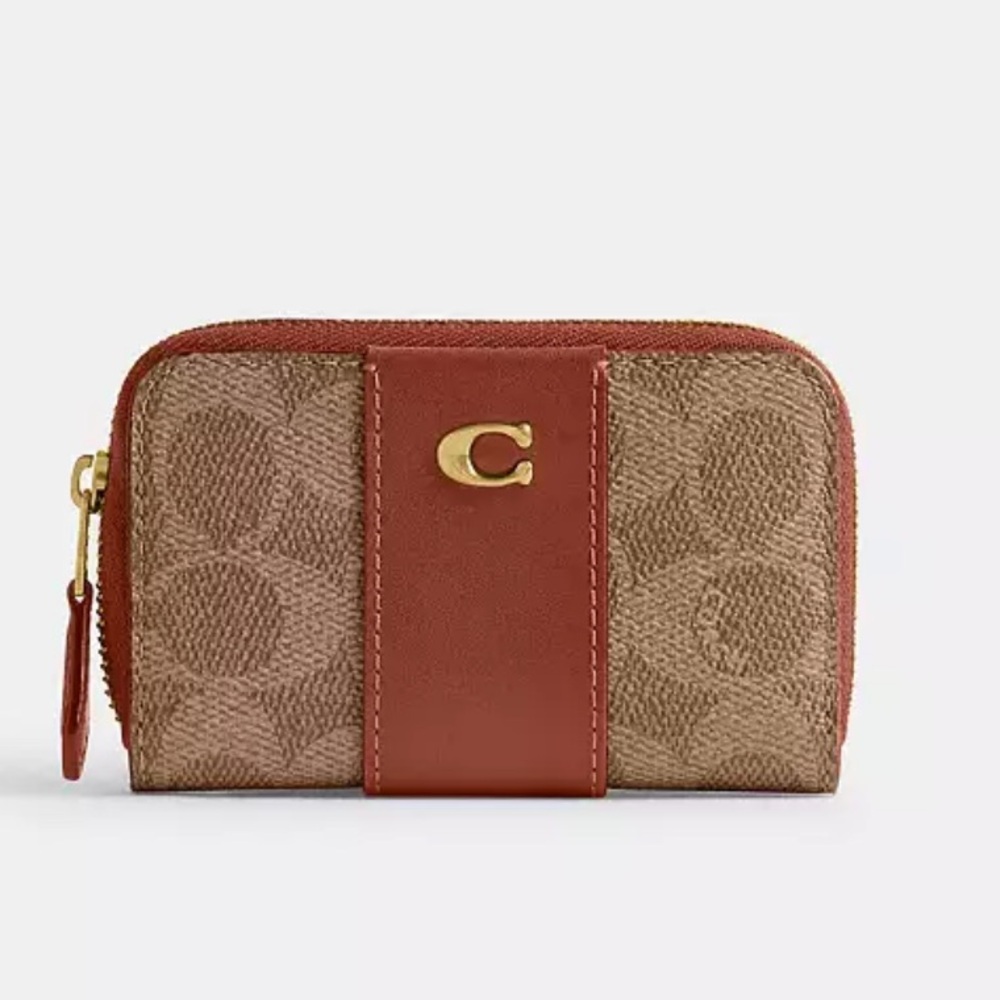 Coach Essential Small Zip Around Card Case